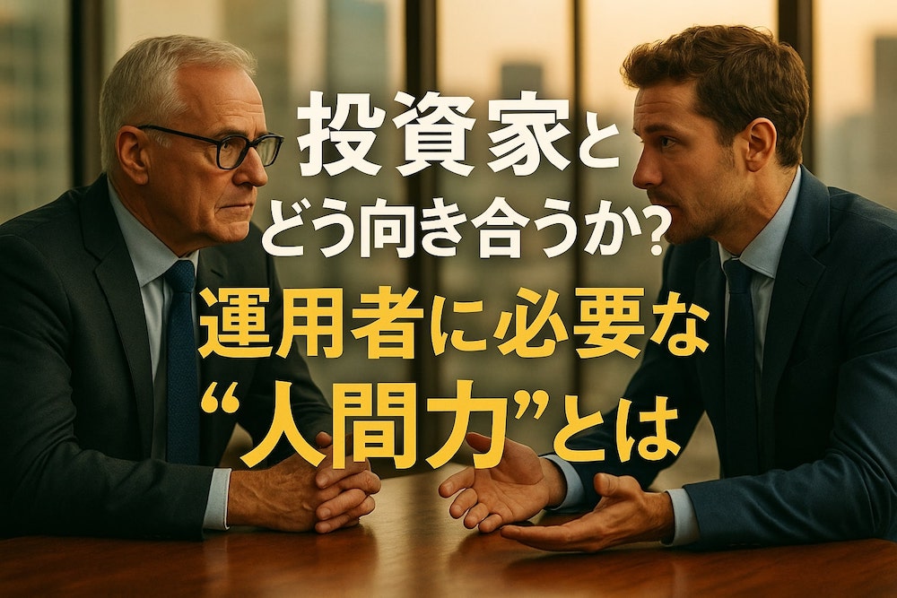 投資家とどう向き合うか？運用者に必要な“人間力”とは